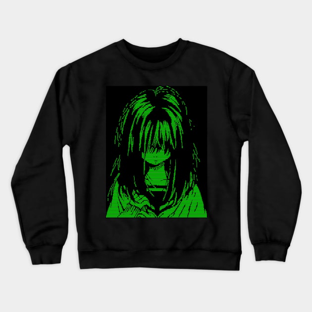 sad girl Crewneck Sweatshirt by C4T